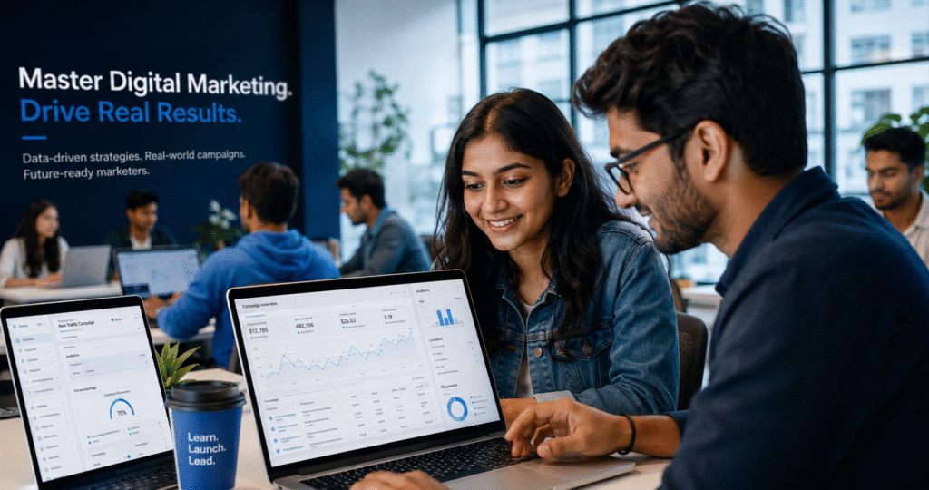 Digital marketing classroom training in Pune with live Meta Ads practice