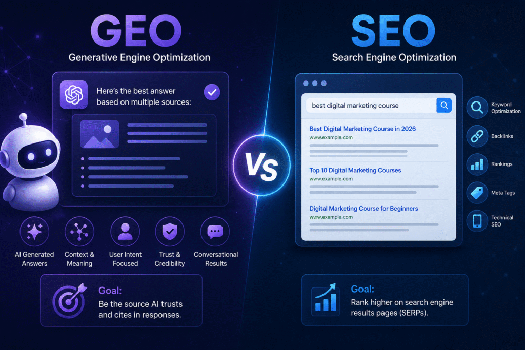GEO vs SEO