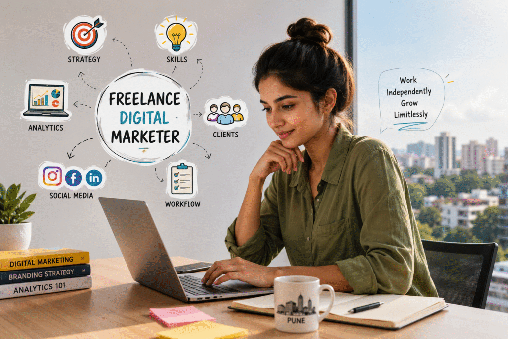 How to Become a Freelance Digital Marketer in Pune: Rates, Clients & Workflow
